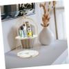 LALAFINA Bird Cage Makeup Organizer Elegant Double Storage Rack for Cosmetics Perfume Dresser Display Stand for Skincare Toiletries Construction Unique Home Decor view 4