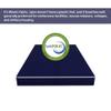 Treaton, 8-Inch Medium Firm Double Sided Tight top Foam Rolled Vinyl Mattress, 80" X 30", Blue view 4
