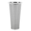 Cold Brew Coffee Filter, 304 Stainless Steel Cone Mesh with White Rubber Circle Coffee Brew Infuser for Fruit Drink(8x15cm/3.1x5.9in) view 1