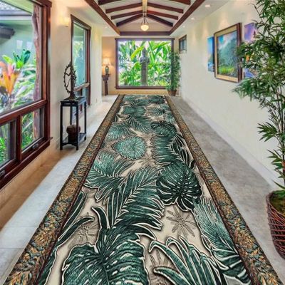 Hallway Runner Rug with Non Slip Backing60cm/70cm/80cm/100cm Wide Indoor Decorative Corridor/Kitchen/Bedroom/Entryway/Stair Hallways Carpet Runners (Size : 2.3 ft x 14.8 ft)