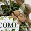 All Occasion Wreath, Luxury Handmade - Welcome Ivy Front Door Decor, 24 or 28 Inch view 3