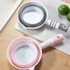 1 pc Fold-able Water Ladle Collapsible Water Scoop Dipper for Kitchen, Bathroom Hair Washing Water Scoop - Pink view 2