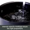 All-Clad HA1 Hard Anodized Nonstick Stockpot, Multi-Pot with Strainer 6 Quart Oven Broiler Safe 500F Strainer, Pasta Strainer with Handle, Pots and Pans Black view 4