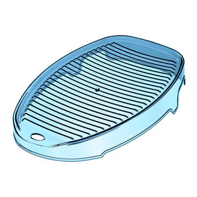 Cabilock Laundry Board Washboard Small Washing Board for Home Laundry Tool Blue Non-Slip Surface Sturdy Pet Material