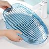 Cabilock Laundry Board Washboard Small Washing Board for Home Laundry Tool Blue Non-Slip Surface Sturdy Pet Material view 3