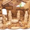 Christmas Nativity Set - Rustic Wooden Hand Carved Olive Wood Nativity Scene view 2