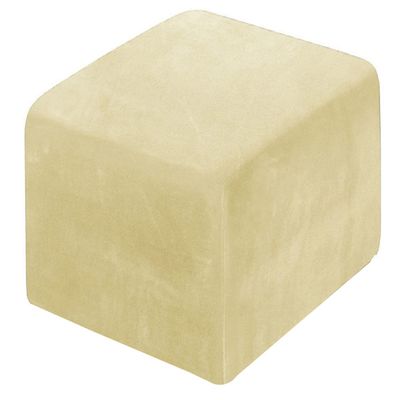 XGANGM Velvet Ottoman Cover Square Small/Medium/Large Ottoman Slipcover Stretch Footstool Cover for Wingback Chair/Sofa Leather Storage Footstool,Turmeric,3XL