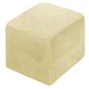 XGANGM Velvet Ottoman Cover Square Small/Medium/Large Ottoman Slipcover Stretch Footstool Cover for Wingback Chair/Sofa Leather Storage Footstool,Turmeric,3XL view 1