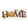 Evergreen Sassafras Pumpkin Home Interchangeable Entrance Doormat | Indoor and Outdoor | 22-inches x 10-inches | Non-Slip Backing | All-Season | Low Profile | Home Dcor view 1