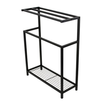 Kingston Brass SCC8360 Edenscape Freestanding Iron -Towel Rack, Matte Black