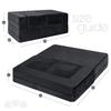 Milliard Kids Couch - Modular Kids Sofa for Toddler and Baby Playroom/Bedroom Furniture (Black) with Bonus Pillow view 3