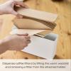 Yamazaki Home Tosca Wood Accent Coffee Pourover Filter Case With Lid - Storage Holder Stainless Steel Container Dispenser - Steel + Wood - #4 Coffee Filters view 4