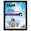 Americanflat 14x18 Picture Frame with Polished Plexiglass - Signature Collection - Gallery-Style Frames Made of Engineered Wood - Photo Frame for Wall Display - Black view 1