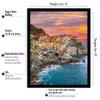 Americanflat 14x18 Picture Frame with Polished Plexiglass - Signature Collection - Gallery-Style Frames Made of Engineered Wood - Photo Frame for Wall Display - Black view 2