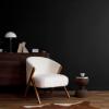 VEELIKE 15.7''x118'' Matte Black Wallpaper Peel and Stick Removable Thick Black Contact Paper for Walls Cabinets Shelves Self Adhesive Waterproof Vinyl Wall Paper Roll for Bedroom Furniture Countertop view 2