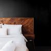 VEELIKE 15.7''x118'' Matte Black Wallpaper Peel and Stick Removable Thick Black Contact Paper for Walls Cabinets Shelves Self Adhesive Waterproof Vinyl Wall Paper Roll for Bedroom Furniture Countertop view 3