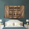gaeruite Bar Stuff for Man Cave Home Where The Ho & Me Come Together Tapestry Aesthetic Stuff Men Decor (Size : 75X100CM) view 1
