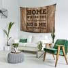 gaeruite Bar Stuff for Man Cave Home Where The Ho & Me Come Together Tapestry Aesthetic Stuff Men Decor (Size : 75X100CM) view 3