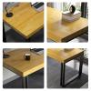 PC Desk Home Office Writing Table Modern Simple Desktop PC Laptop Desk Working Study Table, Stable Metal Frame Workstation ( Chairs Not Included ) Home Office Work Desk ( Table length : 1.4 meters ) view 4