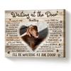 Benicee Shop Pet Paw Print Photo Collage Canvas, Personalized Dog Memorial Gifts, Pet Loss Gifts 8x10 inches canvas view 2
