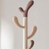 LFFH Kids Coat Racks, Home Creative Tree Bud Free Standing Coat Stand Double Disc Base Solid Bedside Wood Hanging Hanger for Bedroom Living Room (Color : Brown) view 2
