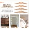 LIFKOME 8pcs Decorative Wood Carved Appliques for Furniture Elegant Embossed Accents for Cabinet Door Decor Blending European and Chinese Styles view 4