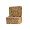 Woven Storage Box Photo Album 4x6 Rattan Basket Large Bathroom Organizer Basket Makeup Organizer for Drawer Scrapbook Album Rustic Decor Desktop Storage Basket Make up Pp Shelf view 1