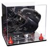 Better Display Cases Acrylic Catcher Mask Display Case with- Large Rectangle Box Mirror Case, Red Risers, Wall Mount and Mirror Base 14.5" x 11" x 12" (V44/A002) view 1