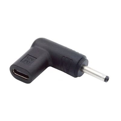 cablecc USB 3.1 Type C USB-C Female to DC 12V 3.5x1.3mm Plug 90 Degree Angled Adapter PD Emulator Trigger