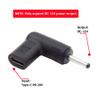 cablecc USB 3.1 Type C USB-C Female to DC 12V 3.5x1.3mm Plug 90 Degree Angled Adapter PD Emulator Trigger view 3
