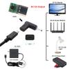 cablecc USB 3.1 Type C USB-C Female to DC 12V 3.5x1.3mm Plug 90 Degree Angled Adapter PD Emulator Trigger view 4