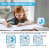 Yunbaoit Upgraded Visual Timer with Protective Case 60 Minute Countdown Timer for Kids with Low Power Indicator Light Clock Time Management Tool (Blue Blue) view 2