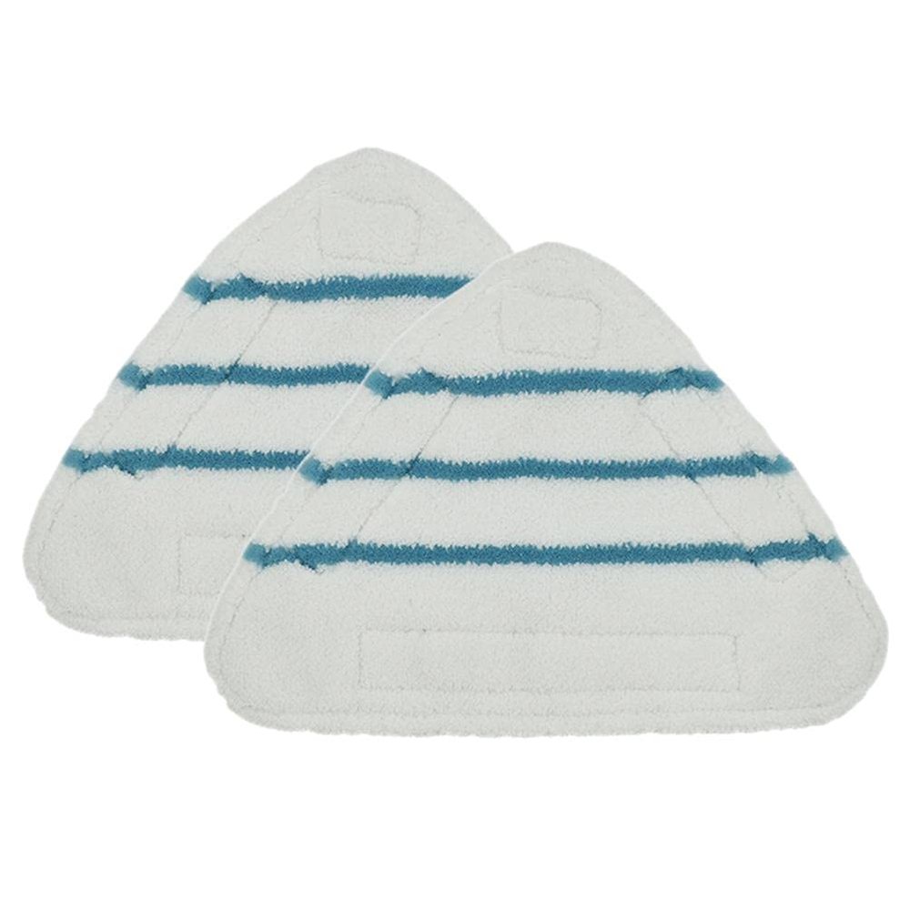 CeFurisy 2pcs Floor Cloths Steam Mop Replacement Cover Washable Coral Microfiber Replacement Pads for Triangular Replacement Pads Steam Cleaner