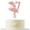 Ballerina 7th Birthday Cake Topper, 7th Birthday Cake Topper, Cute Ballerina Bday Cake Decorations, Adorable Princess Cake Decor Supplies Dancing Girl Party Supplies view 1