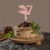 Ballerina 7th Birthday Cake Topper, 7th Birthday Cake Topper, Cute Ballerina Bday Cake Decorations, Adorable Princess Cake Decor Supplies Dancing Girl Party Supplies view 4