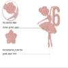 Ballerina 6th Birthday Cake Topper, 6th Birthday Cake Topper, Cute Ballerina Bday Cake Decorations, Adorable Princess Cake Decor Supplies, Dancing Girl Party Supplies view 2