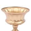 10 Pcs Gold Flowers Vases for Centrepieces, 15cm/5.91" Tall Metal Wedding Table Centerpiece Decoration for Reception, Home Vase Flower Stand for Ceremony Events Anniversary (15x15cm, 5.91x5.91in) view 4