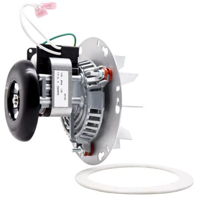 Criditpid Replacement 812-4400 Exhaust Blower Motor for Quadra-Fire Santa Fe, Castile, PelPro PP130, PP60, Pleasant Hearth PH35PS, PH50CABPS Pellet Stoves.(Without Housing)