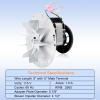 Criditpid Replacement 812-4400 Exhaust Blower Motor for Quadra-Fire Santa Fe, Castile, PelPro PP130, PP60, Pleasant Hearth PH35PS, PH50CABPS Pellet Stoves.(Without Housing) view 3