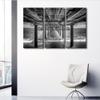 3 Pieces Canvas Painting Wall Art Underside Pier Rest Area Art Paintings for Wall Decorations seascape Canvas Prints Artwork for Walls Giclee Gallery-wrapped Posters and Prints Ready to Hang 42x28 in view 2