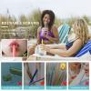 12 Pcs Reusable Boba Straws - BPA-Free Wide Reusable Plastic Straws for Smoothies, Boba(Tapioca, Boba Pearls) & Shakes with 2 BrushesMulticolor view 4
