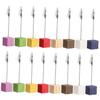 Homoyoyo 16pcs Photo Holder Wooden Holder Table Memo Holder Name Holder Clip Picture Stand Display Stand Memo Note Photo Stand Picture Holder Cord Holders Wire Holder Solid Wood Card Holder view 1