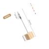 Homoyoyo 16pcs Photo Holder Wooden Holder Table Memo Holder Name Holder Clip Picture Stand Display Stand Memo Note Photo Stand Picture Holder Cord Holders Wire Holder Solid Wood Card Holder view 2