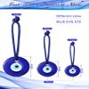 Jexine 50 Pcs Turkish Blue Evil Eye Beads Charms Evil Eye Pendants Crafting Glass Beads Wall Car Mirror Hanging Decor with Ropes for Home Decorative Ornaments Keychain Jewelry (1.6''/1.2''/1'') view 4