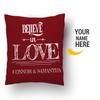 Launchigo Customized Text Pillow. Believe in Love. Gift for Halloween, Thanksgiving, Christmas & Birthdays. (Insert+Cover) (14"X14", Photo Pillow 33) view 2