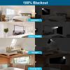 100% Blackout Curtains for Bedroom, Portable DIY Window Blinds, No Drill Window Shades & Blackout Blinds with Stickers & Tabs for Travel, Dorm Room, Media Room (118" x 57") view 3