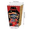 24 Pack Movie Popcorn Treat Boxes Rugby Dessert Popcorn Cookie Tray Candy Bags Christmas Treat Boxes Movie Night Theme Party Supplies for Baby Shower or Birthday Party Decorations view 2