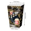 24 Pack Movie Popcorn Treat Boxes Rugby Dessert Popcorn Cookie Tray Candy Bags Christmas Treat Boxes Movie Night Theme Party Supplies for Baby Shower or Birthday Party Decorations view 3