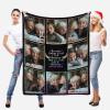 Custom Memorial Blanket with Picture Memorial Gifts for Loss of Grandmother Mother Father Bereavement Gifts for Loss of Husband Wife Memory Blanket view 2