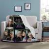 Custom Memorial Blanket with Picture Memorial Gifts for Loss of Grandmother Mother Father Bereavement Gifts for Loss of Husband Wife Memory Blanket view 3
